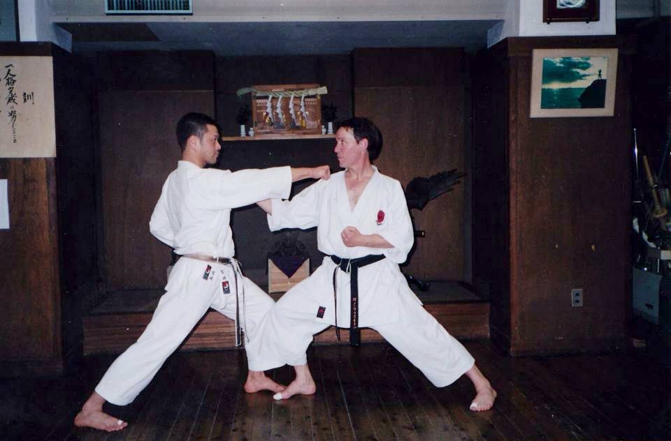 Le Sensei Christian Ganot au Dojo de Maître Nakayama