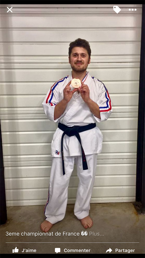 Rémi et sa médaille