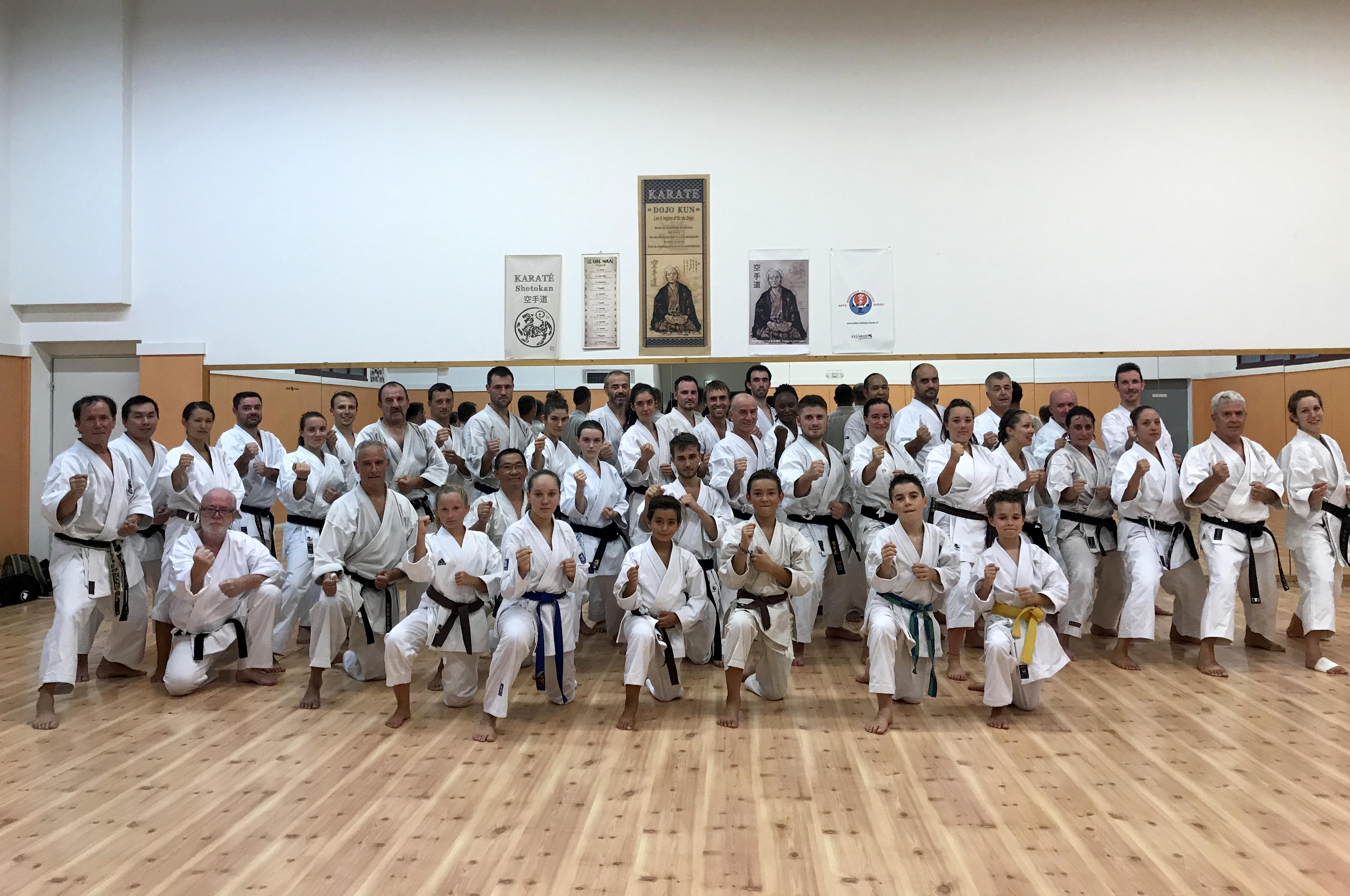 Stage de rentrée sportive à l'AMTM, fin août 2017